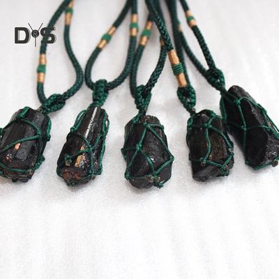 Sp Vintage Diy Hand Woven Natural Black Tourmaline Raw Stone Pendant Necklace Gift At A Low S On Joom E Commerce Platform - Stone Pendant Necklace Diy Sp Vintage Diy Hand Woven Natural Black Tourmaline Raw Stone Pendant Necklace Gift At A Low S On Joom E Commerce Platform - Stone Pendant Necklace Diy