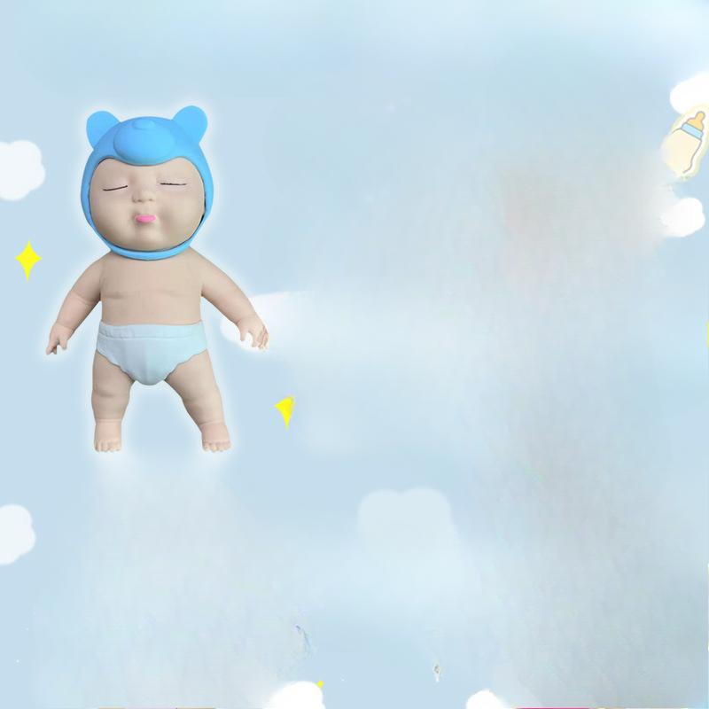 Stress Relieving Tool Sand Doll Stress Relieving Toy Deformation Release Doll Face Pinching Doll Pinching Music Slow Rebound