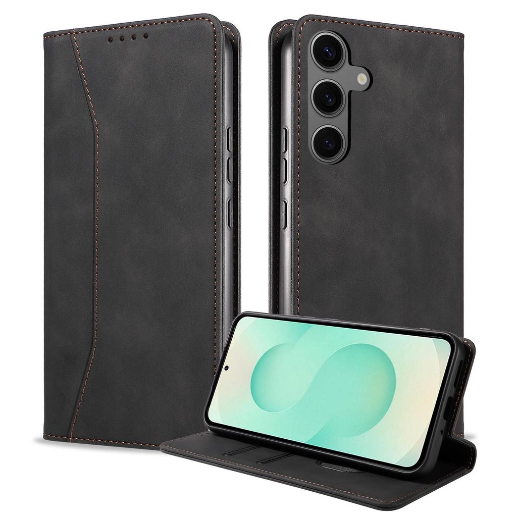 Magnetic Leather Flip Case for Samsung S24 Ultra - Protective Cover for Models A15, A34, A55