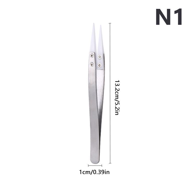 Stainless Steel Nails Shaping Tool Tweezers Nail Extension Clips For Nail Extension Nail Art Manicure