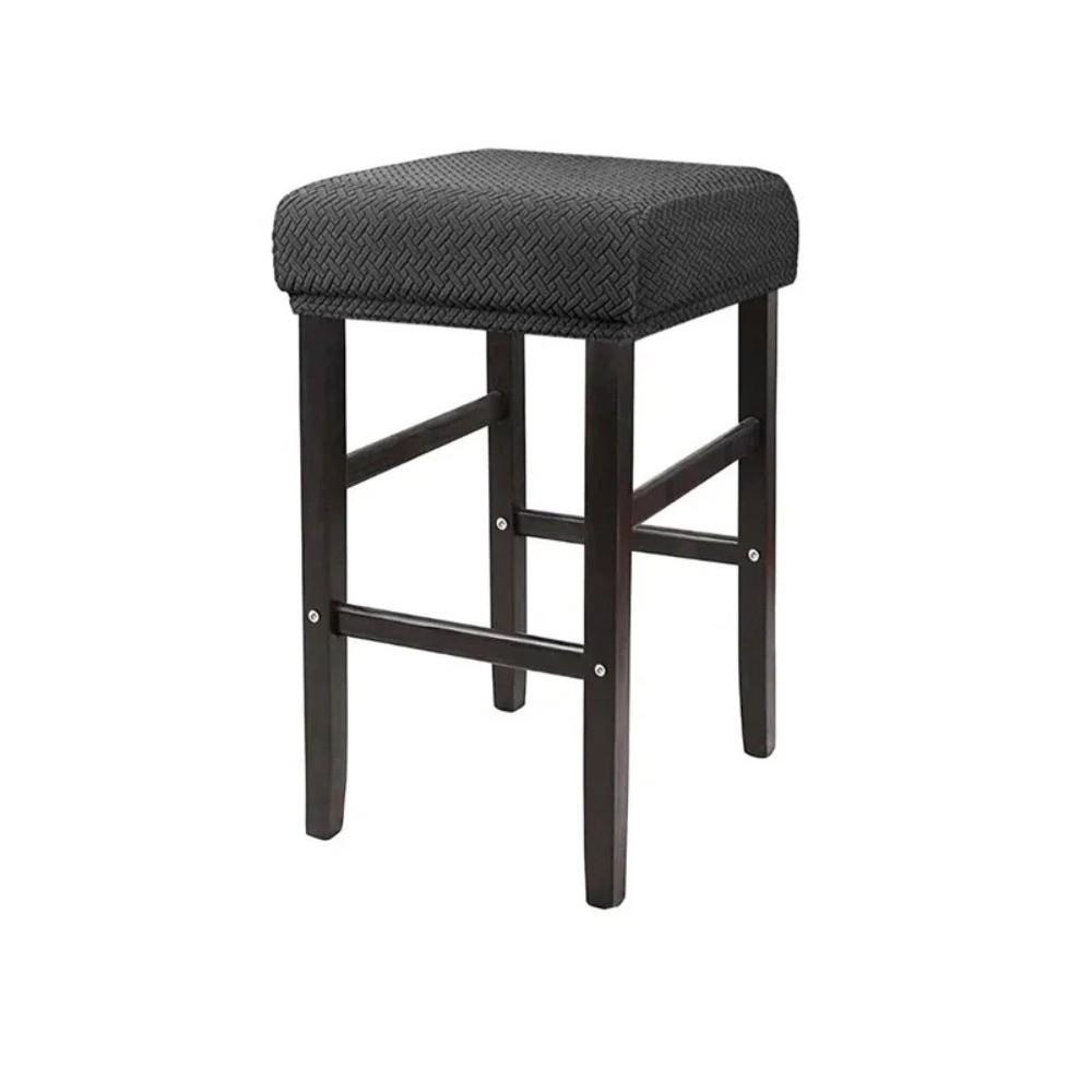 Anti-dirt Jacquard Slipcover Elastic Bar Stool Cover New Square Stool Cover