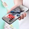 Funny Cat Dog Phone Case For Xiaomi Redmi Note 11 10 9 8 Pro 11T 5G 10T 10S 9S 9T 9i 9C 9A 8T Soft TPU Black Cover Coque Funda