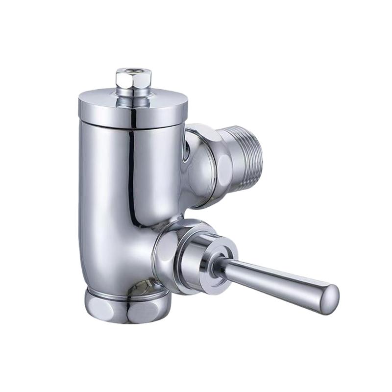 Superior Quality Water Saving Wall-Mounted Brass Hand Operated Toilet Flush Valve for Hotel & Public Washrooms