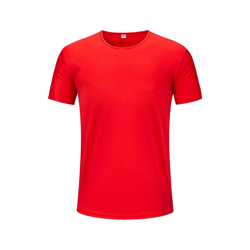 Custom Quick-Dry Short Sleeve Round Neck Sports Shirt with DIY Logo Printing