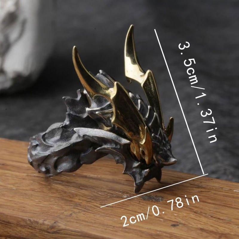 Vintage Gothic Style Open Dragon Ring Men's Jewelry Accessory
