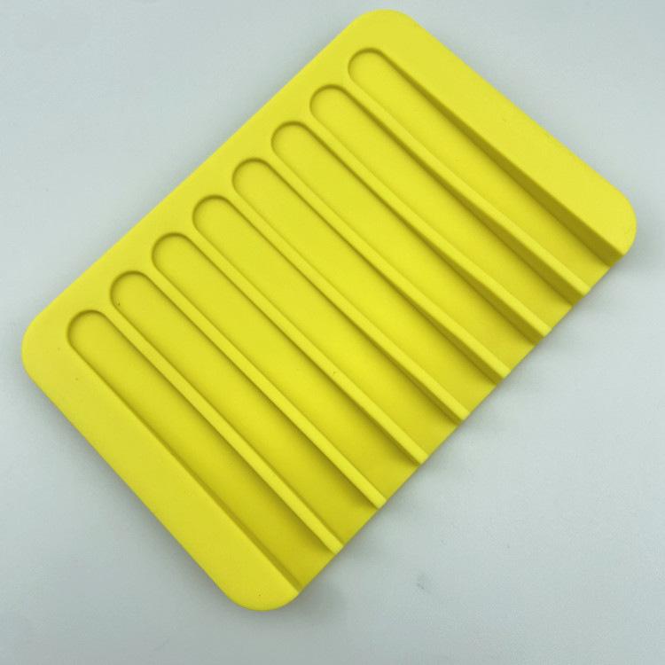 Rutschfester Seifenhalter und Abtropfmatte aus Silikon für Badezimmerarmatur