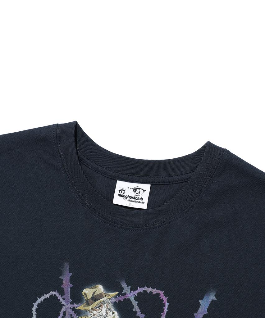 NICEGHOSTCLUB Jojos Stardust Crusaders Joseph Poster Tee_Navy(Ng2Gmut505E)