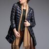 Ultra Light Women Winter Jacket Hooded Parka Overcoat Slim Long Sleeve