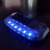 Solar Car Alarm Simulator That Simulates An Alarm, With Flashing Led Indicator, Anti-Theft, Blue Color