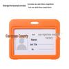 Double-Sided Transparent Colored ID Badge Holder Sleeve