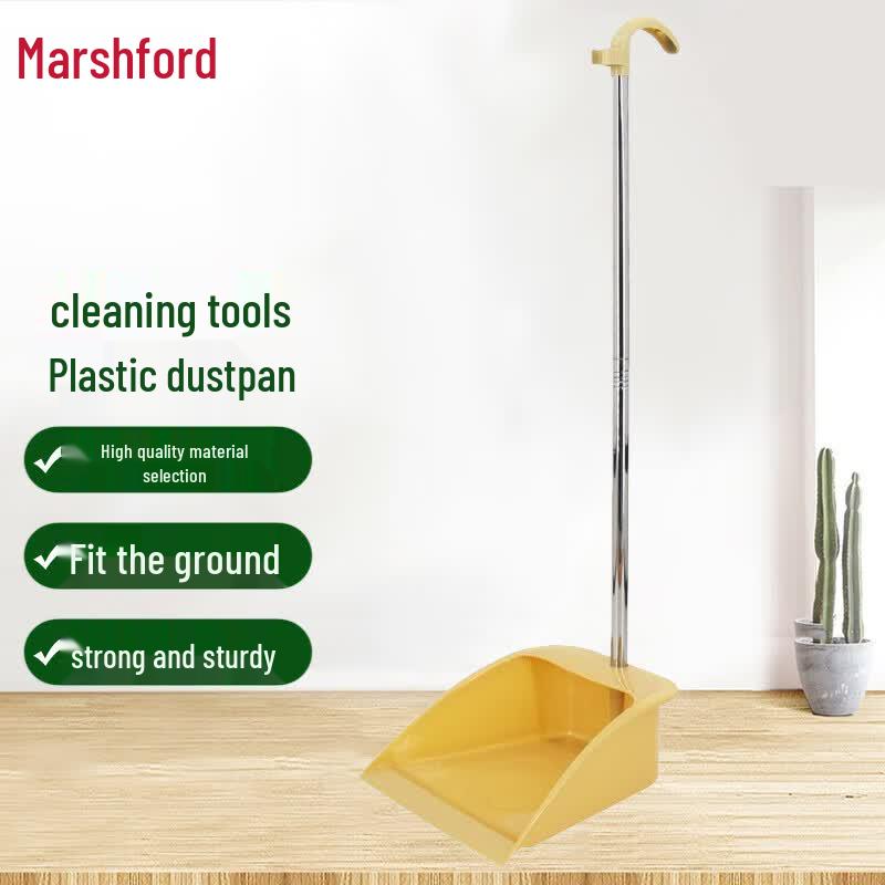 Thickened Plastic Dustpan with Metal Handle Plastic Dustpan