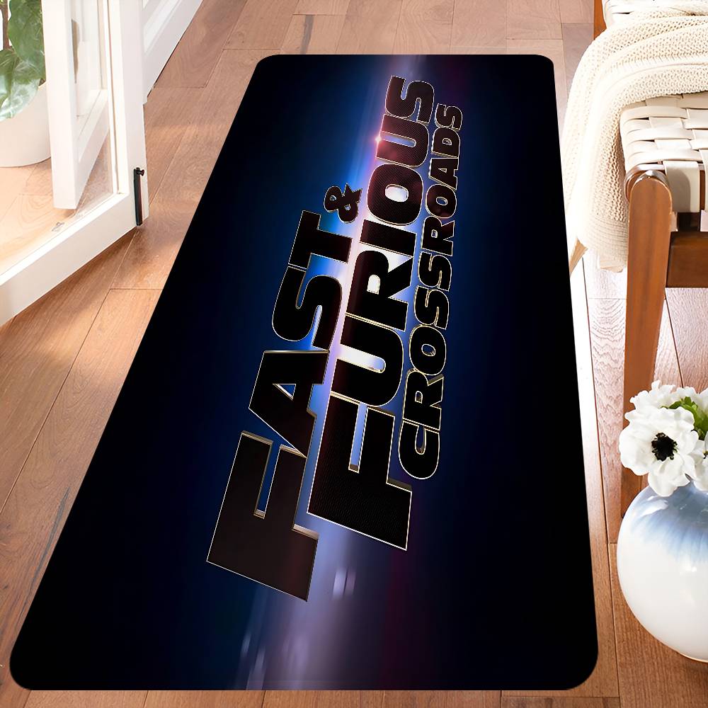 Movie F-Fast Cool Furious Room Mats Retro Multiple Choice Living Room Kitchen Rug Non-Slip Welcome Rug