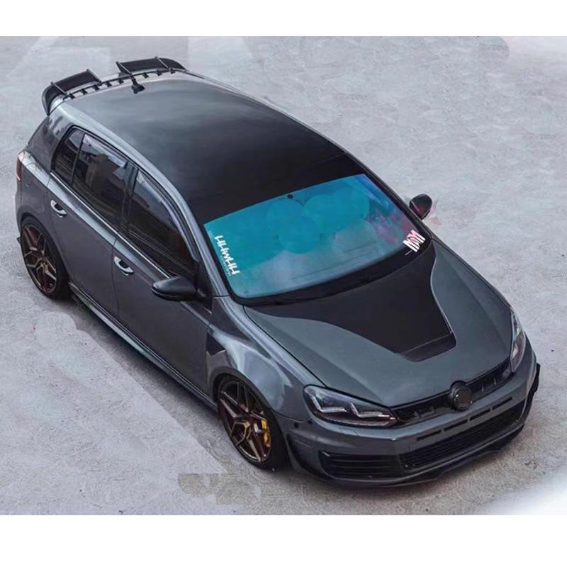 Двухступенчатый задний спойлер-диффузор в стиле AK для Volkswagen Golf 6/7/7.5 Unfinished