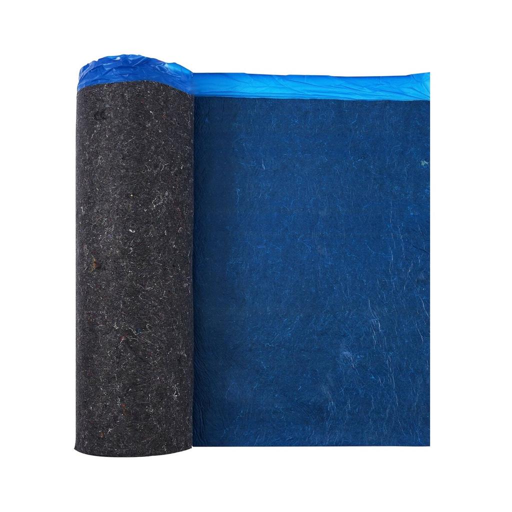 Floor Underlayment 18.6 m² 3mm Sound/Vapor Barrier for Laminate Blue
