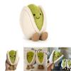 Cuscino Peluche Morbido a Forma di Pistacchio Giocattolo Per Bambini Regalo Decorazione per la Casa e Stanza dei Bambini