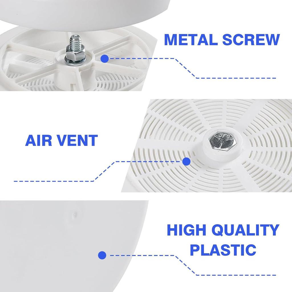 Střešní houbový větrací otvor pro obytné vozy, Kanalizační odvětrávací otvor s krytkou proti stékání vody, Univerzální náhrada pro karavany, přívěsy a obytné vozy Keystone