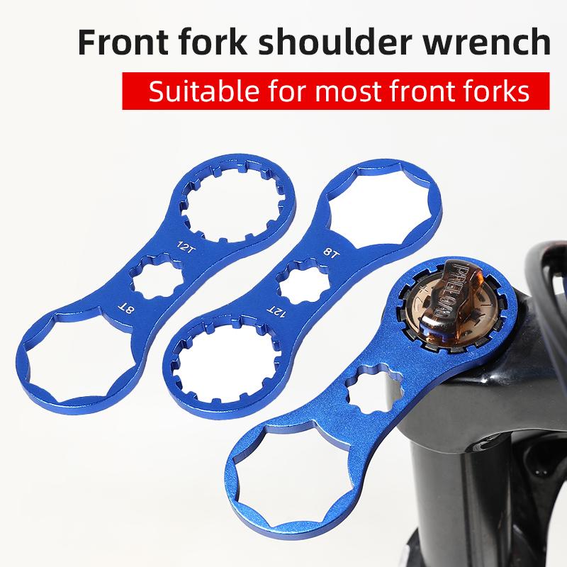Multifunction MTB Bike Front Fork Install Disassembly Tools Bicycle Front Fork Cap Wrench for XCR/XCT/XCM