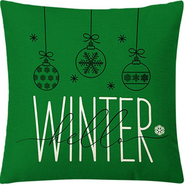 

Christmas Hot Xiyin Temu Home Decoration Pillow Case Living Room Festival Cushion Backrest Cover 45 * 45Cm [without core]