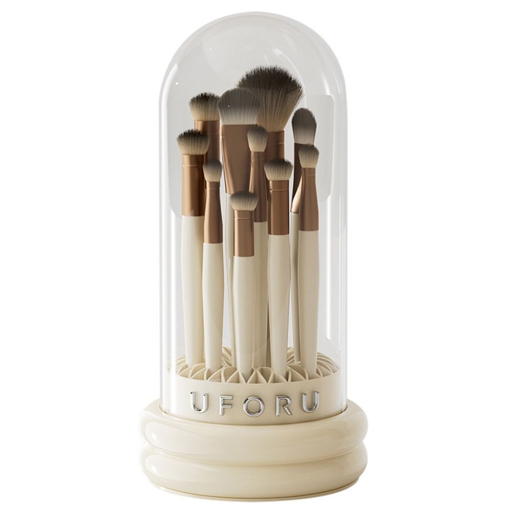 Large Capacity Makeup Brush Storage Bucket Dustproof Desktop Organizer Box  Pen Holder