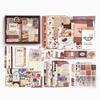EFFORTS System Planner A6 with Stickers and Letter Large Set of 155 Cake and Landscape Washi Paper Perfect for Elementary School and Graduation