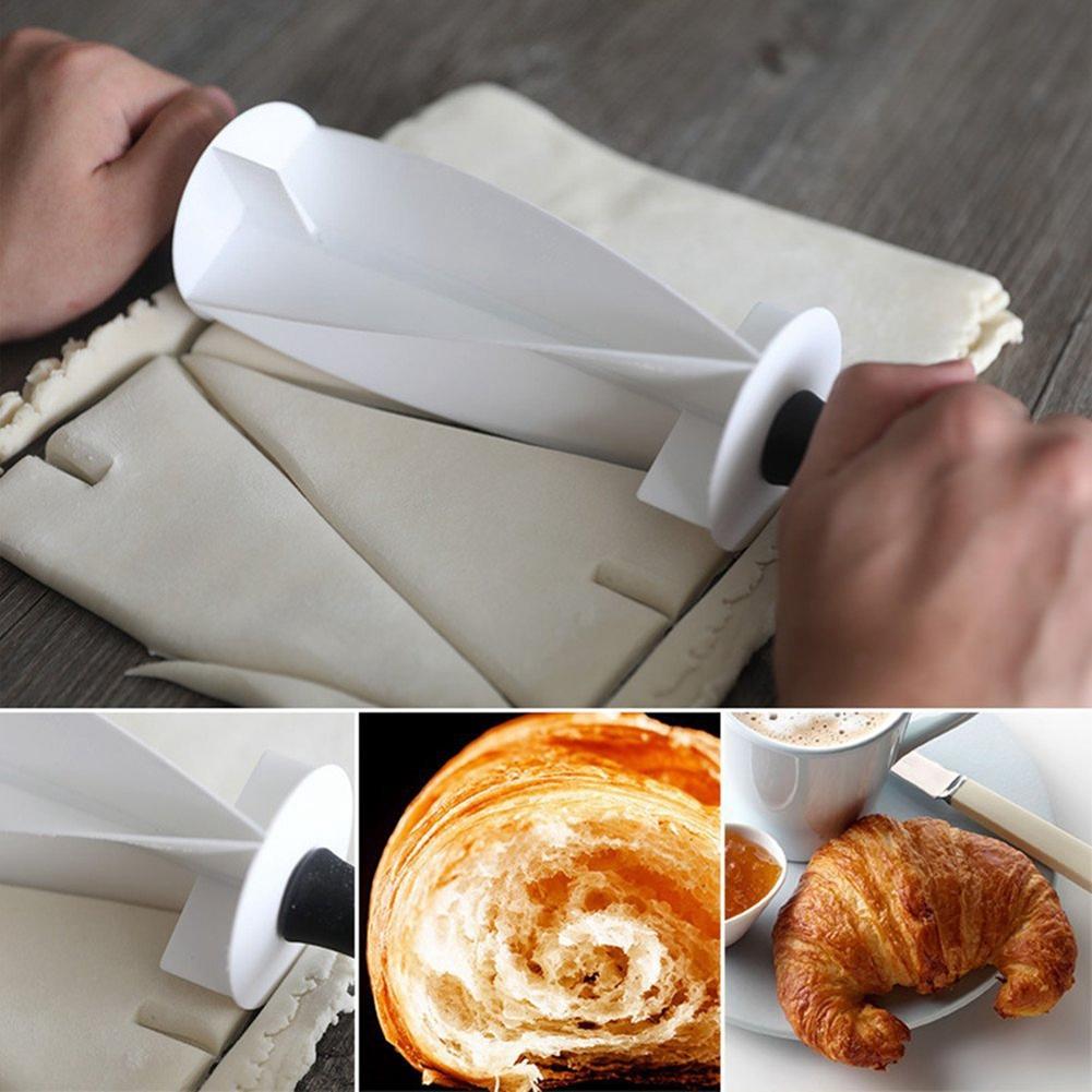 1PC Croissant Rolling Pin Non Stick Cake Dough Roller DIY Baking Tools