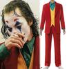Neuer Joker Herren Film Arthur Fleck 4-teiliges Anzug-Set Clown Halloween Kostüm Cosplay