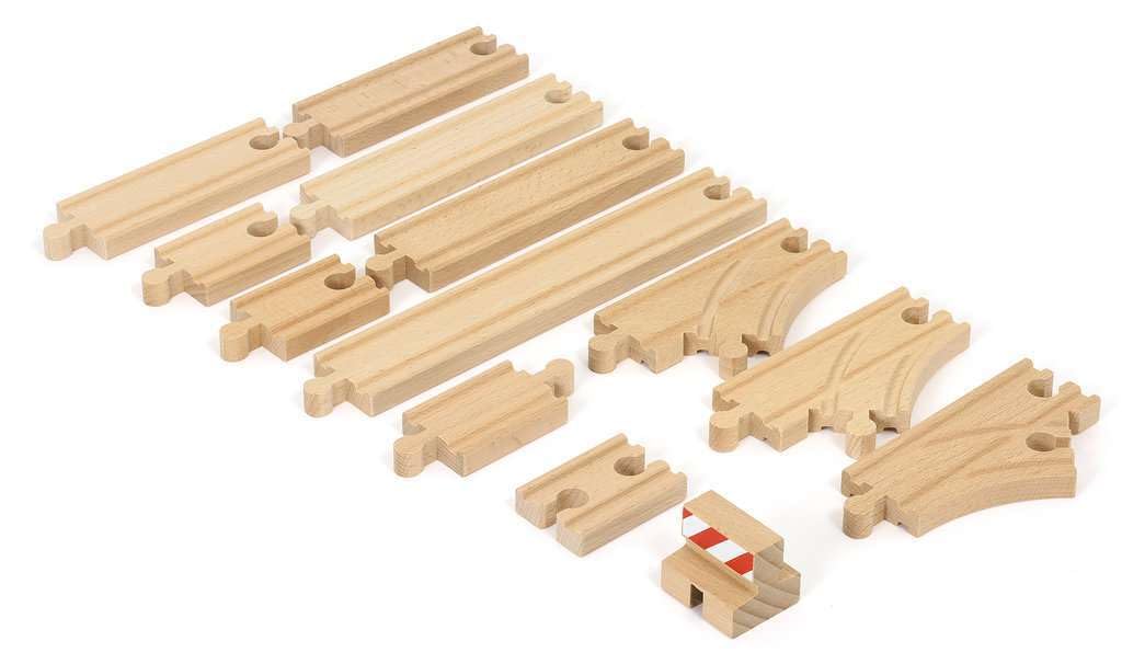 BRIO Additional Rail Set 33394 (Starter 13pcs)