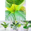 Faux Green Plant With Injection Molded Leaves For Living Room Decoration Gift Ideas