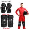 Adjustable Motorcycle Protective Kneepad and Elbow Pads Motorbike Outdoor Tactical Sport Racing Guards Comfort Shock Anti-fall