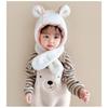 Used [New] [Masonanic] 1-4 Years Old Hat Winter Children Baby Ear Hat Baby Rabbit Boy Girl Baby Kids Knit Hat Neck Warmer Rabbit Ear Hood Warmer Kids
