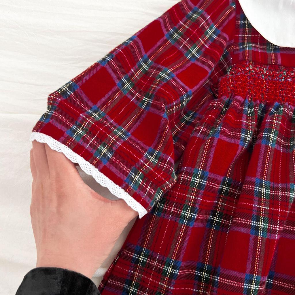 Julfestklänning med Lång Ärm och Body för Små Flickor - Vår- och Höstoutfit för Ettåringar