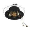 Steam Mini Top Hat Gothic Vintage Design Head Gear Metal Gears and Chain Fedoras Costume Accessories