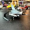 Cartoon Airplane Model Q-Version Alloy Fighter Aircraft Military Aircraft Egg Aircraft American F-16 Attack Aircraft Model