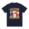 Lactose Tolerant Graphic Print T-Shirt Women Vintage Fashion Short Sleeve T-shirts 100% Cotton Casual Cozy Summer T Shirts