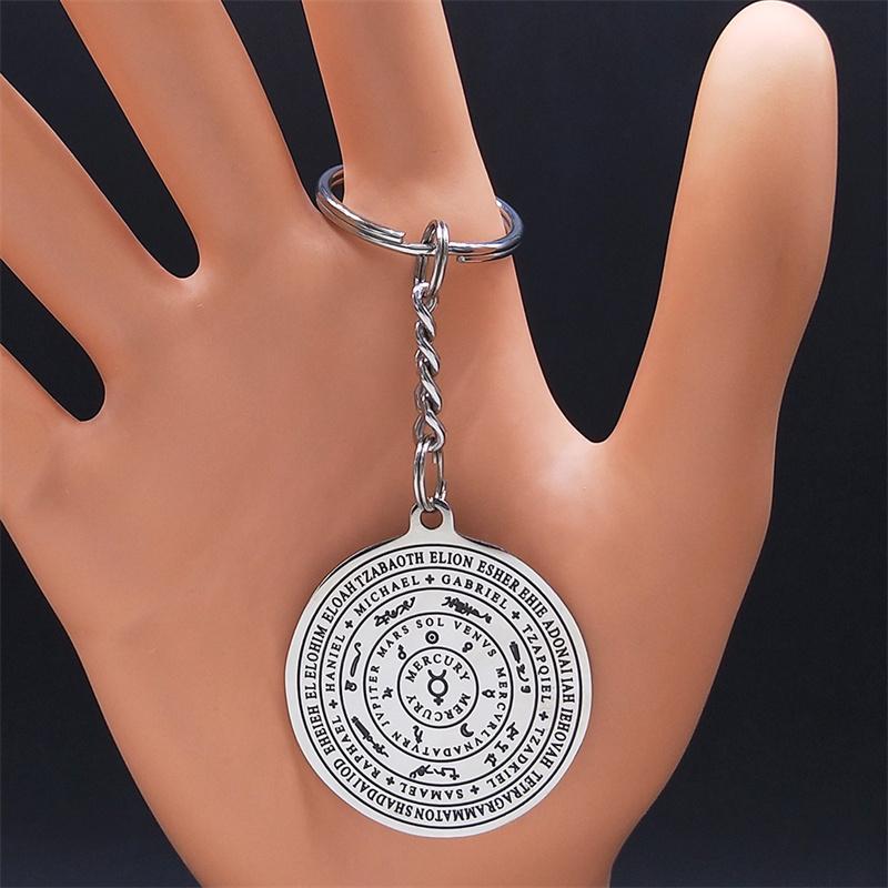 The Planets Mercury Stainless Steel Necklace Seal of Seven Archangels Secret of Universe Necklaces Jewelry talismanes poderosos