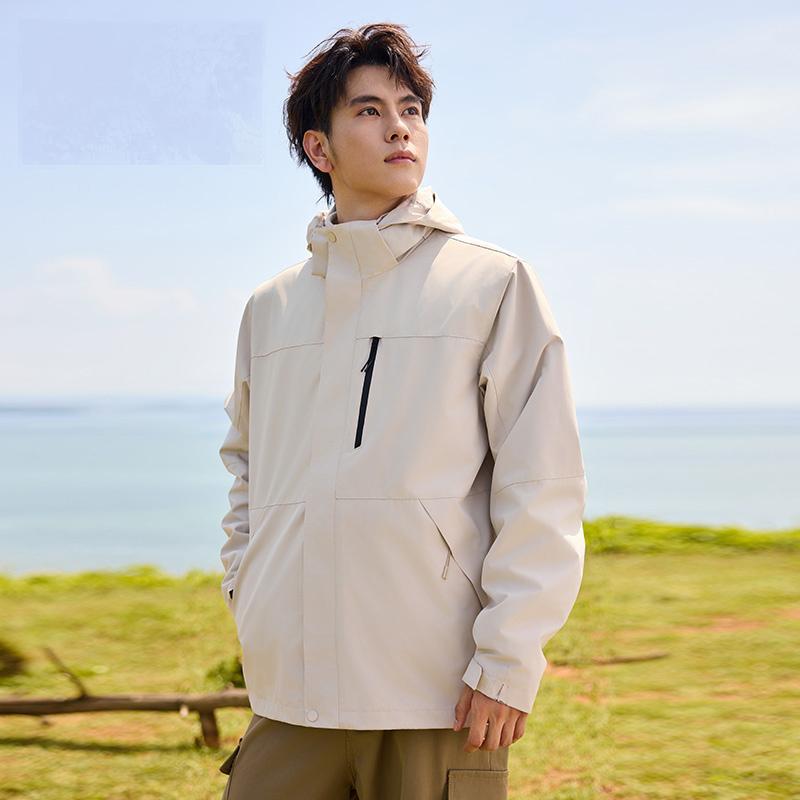 

Unisex Waterproof 3-in-1 Softshell Windbreaker Jacket with Fleece Lining for Spring, Autumn, and Winter 5XL (Women 170-180 lbs, Men 190-210 lbs)