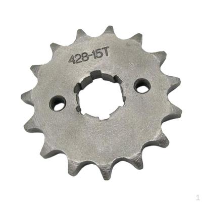 Cadena/piñón delantero de 15T 428 de 20 mm para bicicleta, cuatriciclo y quad