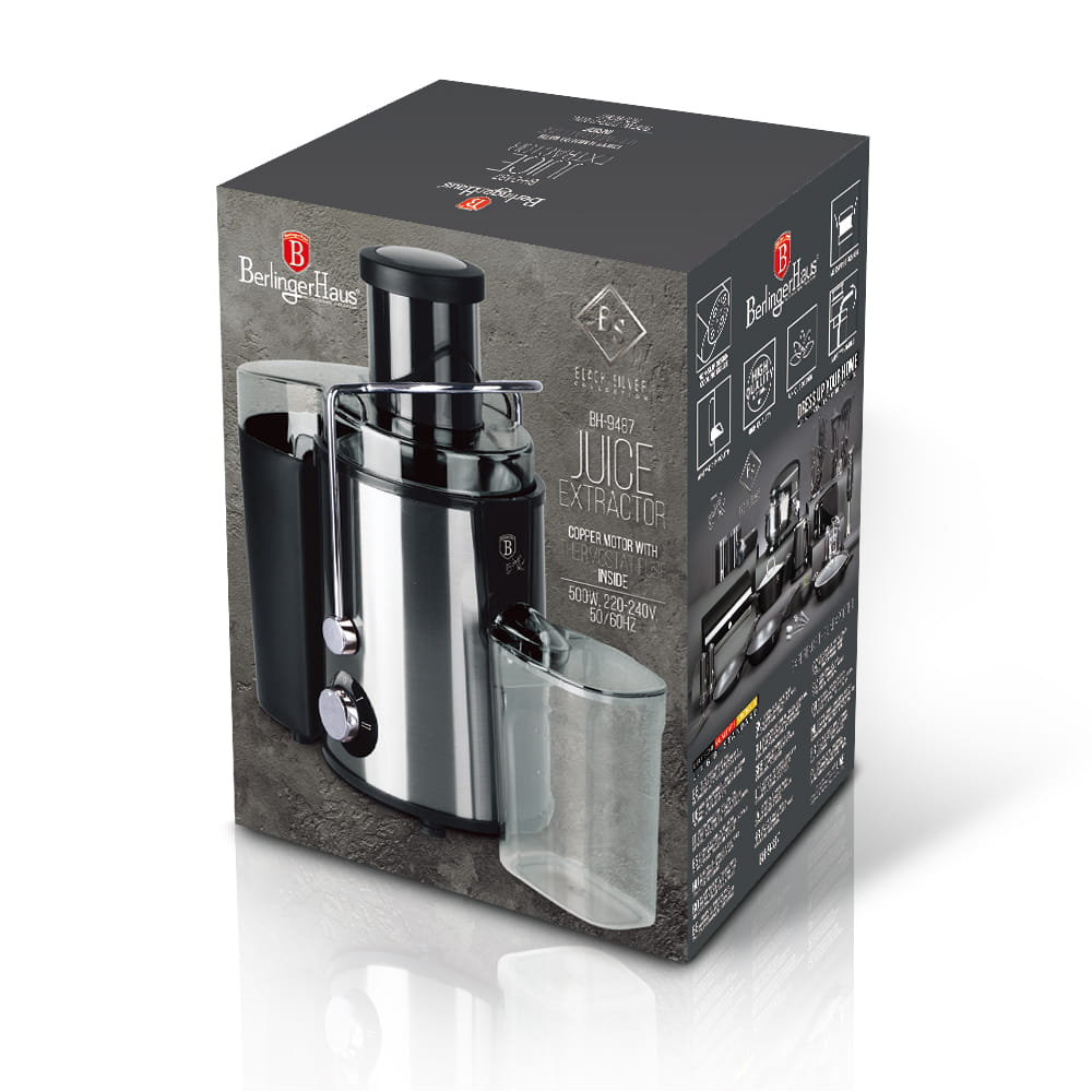 Sokowirówka 500W BERLINGER HAUS Black Silver BH-9487