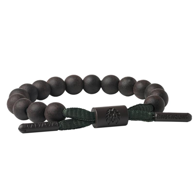 Rastaclat Little Lion Wooden Bead Series Ancient Style New Chinese Style Bead Chain Ebony Little Lion Chinese Style Wooden Bracelet Same RC1TBB00557