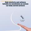 Car Door Edge Protector Strip Universal Fit for Rearview Mirror Bumper Anti Scratch Protection for Urban and Rural Areas