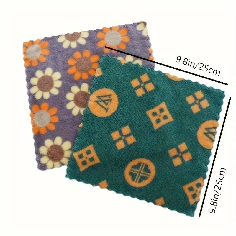 10 Stück Mikrofaser Geschirrtücher Mehrzweck Geschirrspültücher Für Geschirr Doppelseitige Putzlappen Küchenzubehör