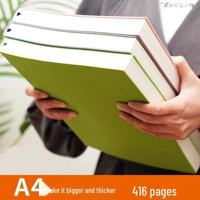 Didelis A4 verslo sąsiuvinis - storas puslapius susitikimams ir kasdieniams įrašams