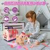 REMOKING Plush Robot Electronic Pretend with Shiba Multifunctional Educational Role Talking Plush Elementary School Pet Care Set Dog, Toy, Play,