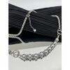 Stainless Steel Pearl Bead Necklace With Geometric Design For Men And Women