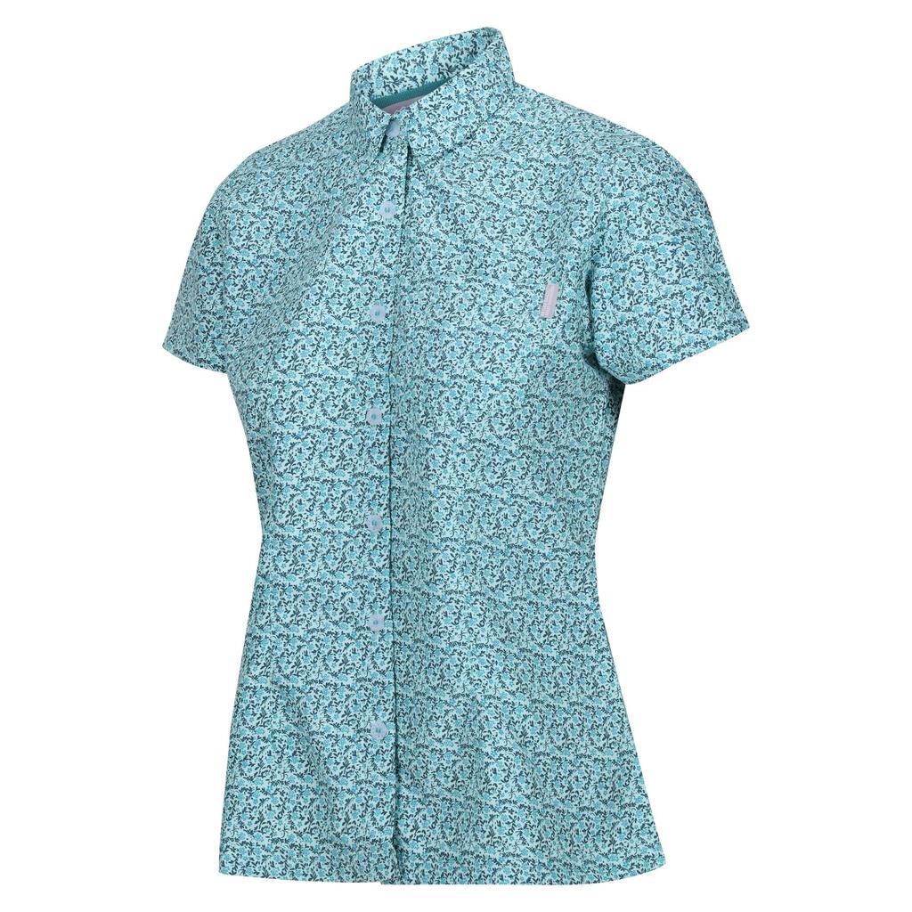 Regatta Womens/Ladies Mindano VIII Ditsy Print Short-Sleeved Shirt