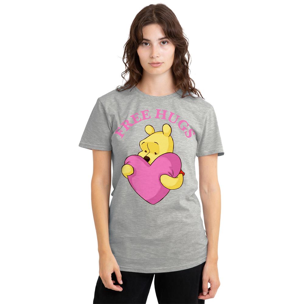 Winnie the Pooh Mens Free Hugs Valentine`s Day T-Shirt