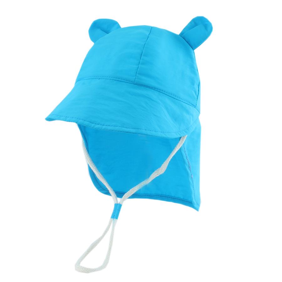 2026 Baby Sun Hat with Cute Bear Ears – Quick Dry Bucket Style for Spring & Summer Beach Days