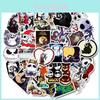 Vibrant Nightmare Before Christmas Vinyl Stickers For Car Laptop Luggage 50pcs Set