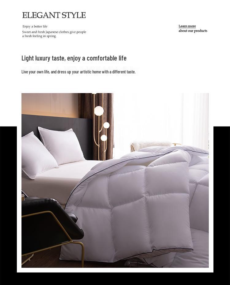 Five-Star Hotel Down Alternative Spring/Autumn Quilt - Washed Cotton