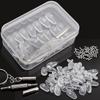 20pcs Anti-slip Nose Pad Eyeglasses Nose Pads with Screwdriver Soft Silicone Air Chamber Glasses Replacement DIY Repair Tools